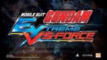 Mobile Suit Gundam: Extreme VS Force - Trailer de lancement PS Vita