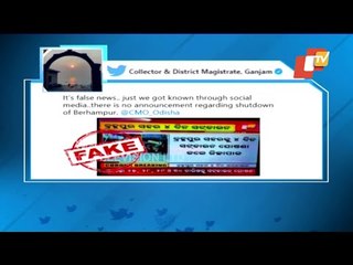 FAKE NEWS On Berhmpur Shutdown Found On Social Media With OTV Logo