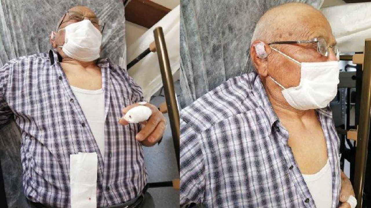 Cenazesine katıldığı kadının eşi tarafından sopayla dövüldü