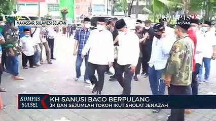 KH Sanusi Baco Berpulang, JK Dan Sejumlah Tokoh Ikut Sholat Jenazah