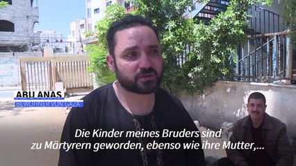 "Krieg aus Hass": Palästinenser verliert fünf Angehörige