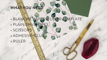 Diy Envelope Liner By Blanche Paperie