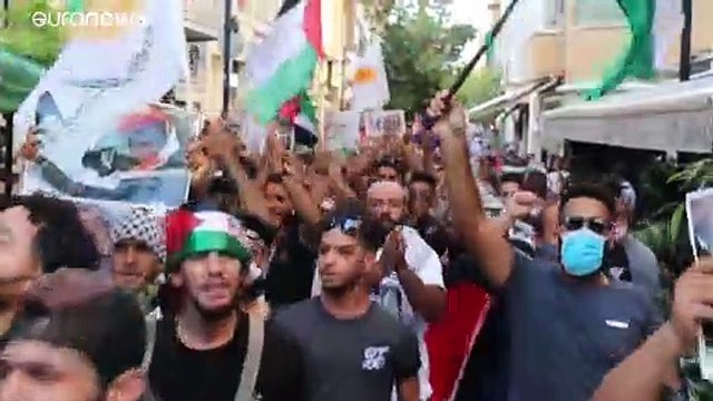 Πορεία διαμαρτυρίας για την Παλαιστίνη στο κέντρο της Λευκωσίας