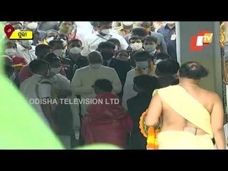 Hruda Pallava Of Lord Jagannath Given To President Kovind At Srimandir In Puri