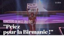 Miss Birmanie profite du concours de Miss Univers pour dénoncer le coup d'Etat dans son pays