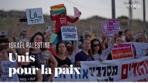 Devant l'escalade du conflit, des centaines de juifs et d'arabes manifestent ensemble pour la paix