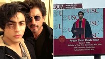 Shahrukh Khan के Son Aryan Khan को मिली Graduation Degree, VIRAL | Boldsky