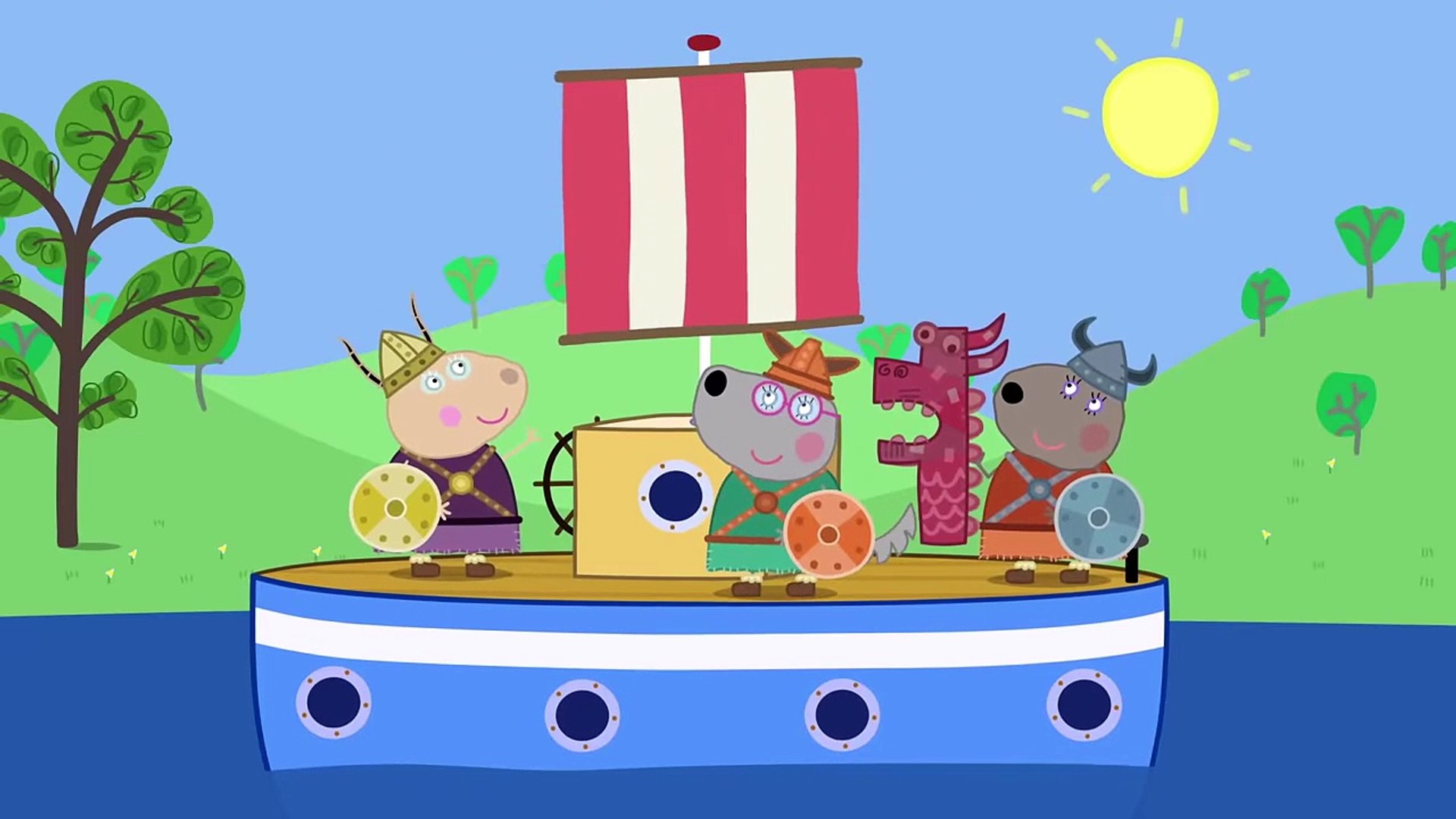 Peppa Pig Official Channel Peppa Pig Becomes A Viking