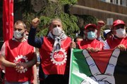 DİSK'ten İsrail Başkonsolosluğu önünde Filistin'e destek eylemi