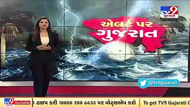 Heavy rainfall with strong gusts of wind in Mumbai due to cyclone Tauktae _ TV9News