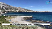 Más de 100 inmigrantes llegan a Ceuta a nado: la Policía denuncia que Marruecos no hace nada por evitarlo