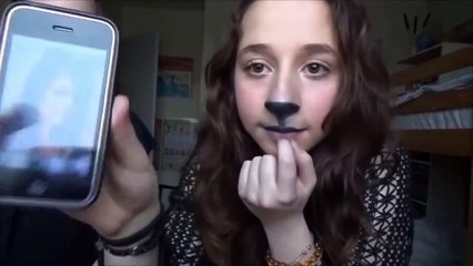 Cat Makeup With Eyeliner =^-^=