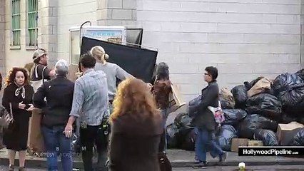 Joaquin Phoenix Films Joker - Crying In Phone Booth - Full Makeup And Costume