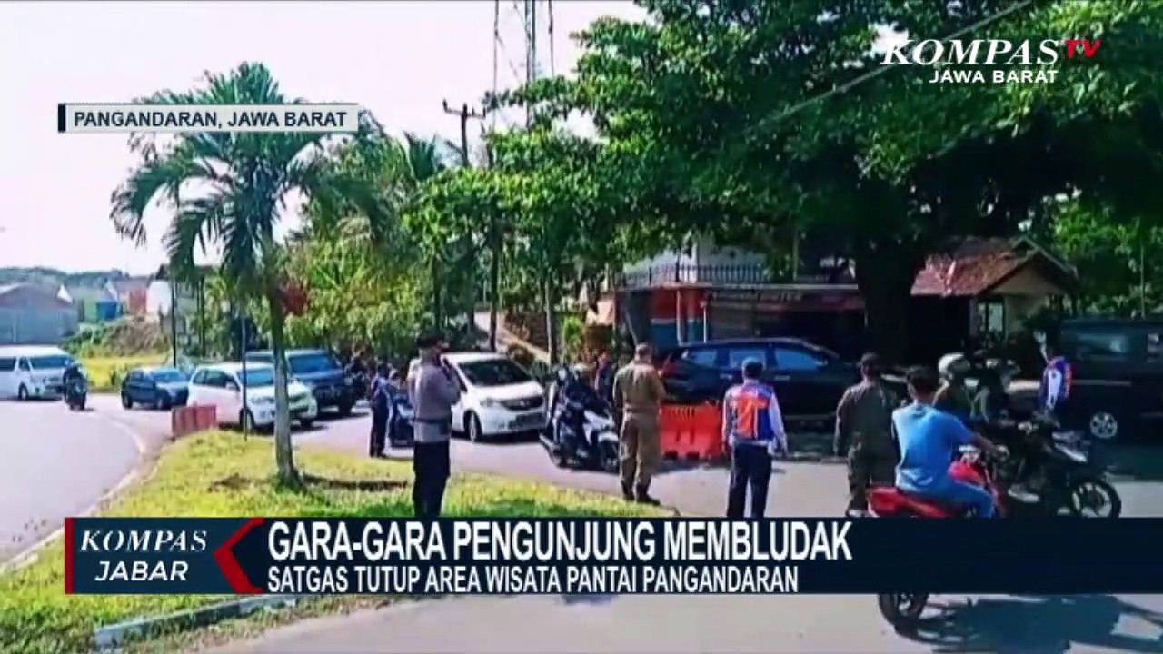 Pengunjung Membludak, Pantai Pangandaran Ditutup