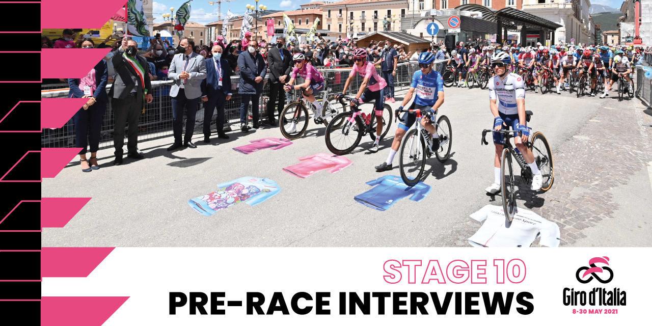 Video Giro d’Italia 2021 | Stage 10 | Interviews pre race