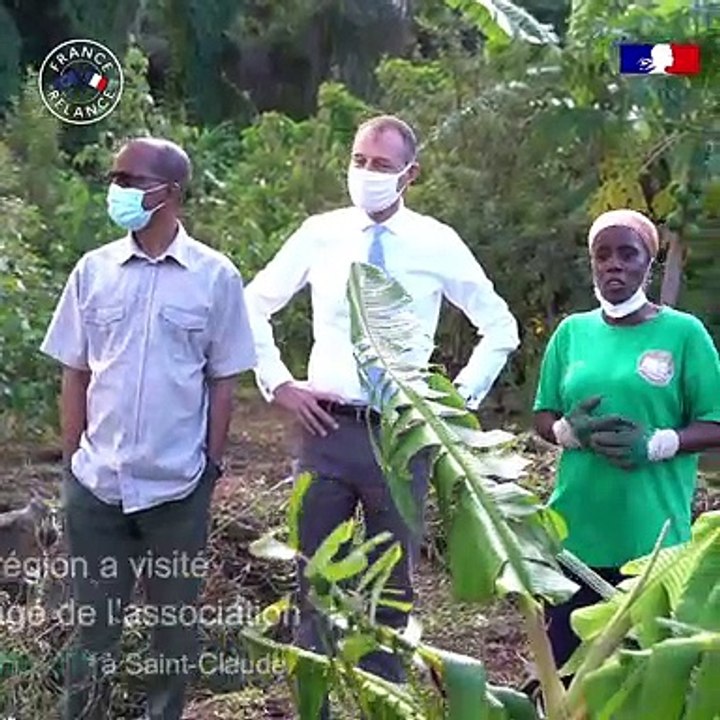 #FranceRelance Visite du jardin partagé de l'association "GALLARD DOUBOUT" à Saint-Claude - Version courte