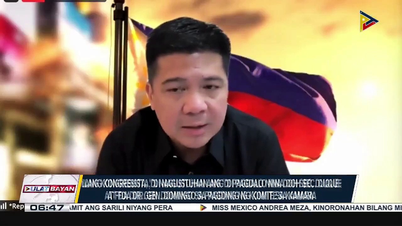 Ilang kongresista, 'di nagustuhan ang 'di pagdalo nina DOH Sec. Duque at FDA Dir. Gen. Domingo sa pagdinig ng Komite sa Kamara; Sec. Duque, nagpaliwanag