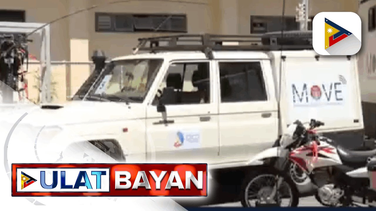 Mga makabagong sasakyan ng DICT katuwang ang NDRRMC at PCOO, inilunsad