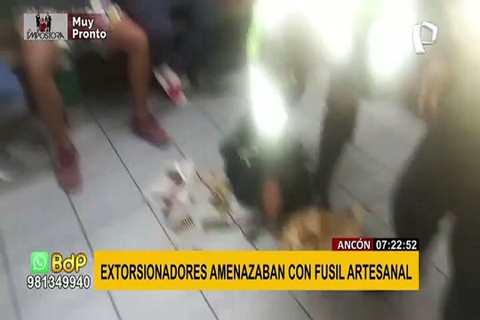 Ancón: extorsionadores amenazaban con fusil artesanal para apoderarse de terrenos