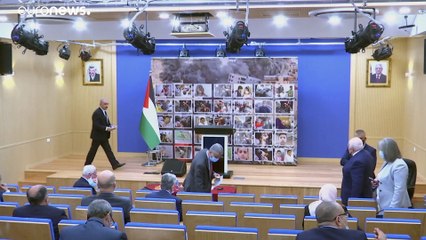 شاهد: الحكومة الفلسطينية تطالب العالم بالتدخل لوقف "الجرائم" الإسرائيلية