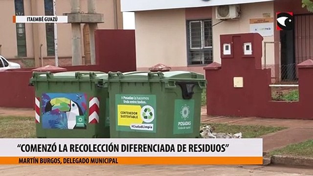 “Comenzó la recolección diferenciada de residuos”
