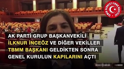 Cumhurbaşkanı Erdoğan sığınaktaki vekillere yaptığı konuşma