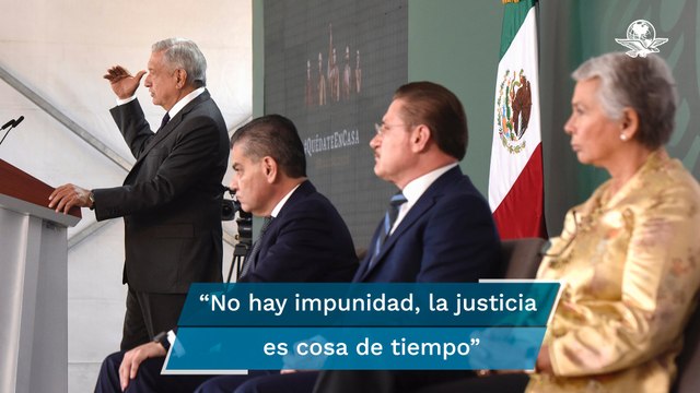 “Hay que tener confianza en las instituciones; aunque tarde, llegará la justicia”: AMLO sobre caso