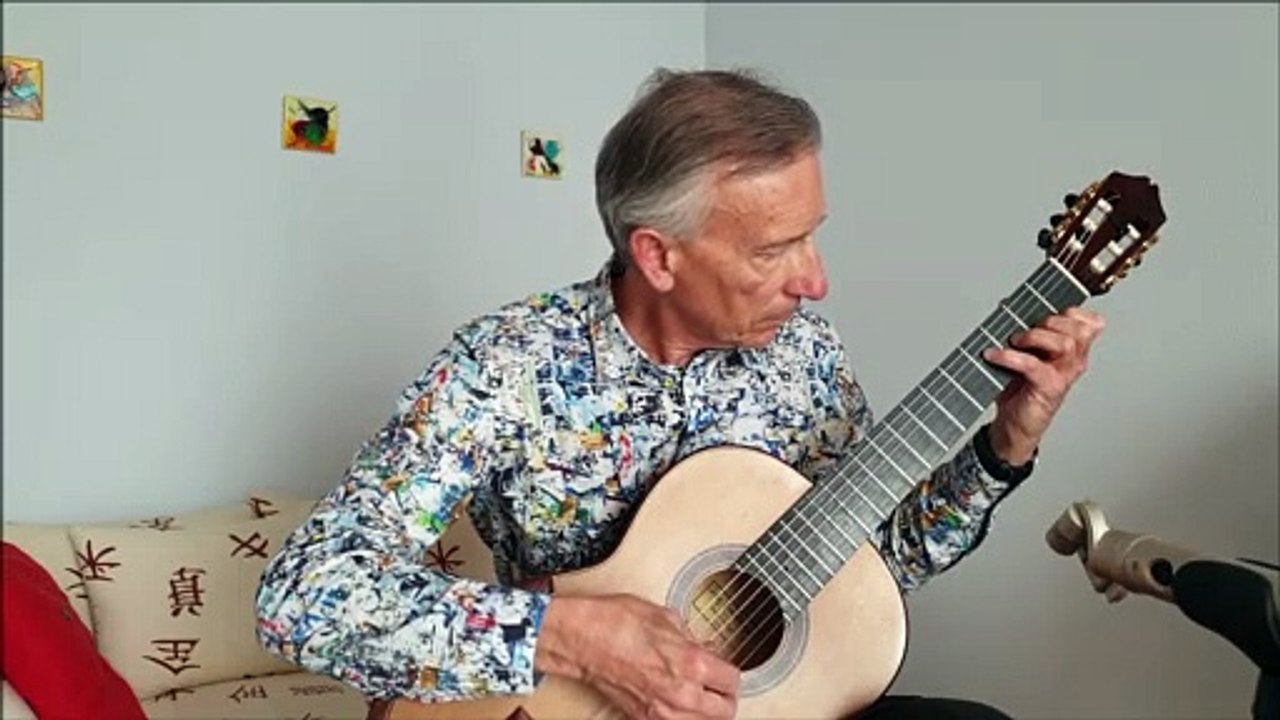 Etude No. 5 en Si mineur - Fernando Sor - Guitare Alain Bauer