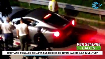 Cristiano Ronaldo se lleva sus coches de Turín: ¿adiós a la Juventus?