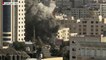 مصادر فلسطينية: الغارات الإسرائيلية استهدفت عمارة الأوقاف غرب غزة