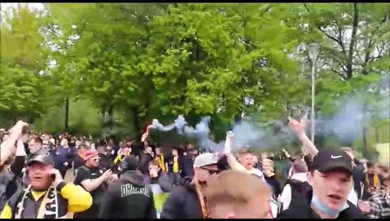 #Dresden - 16 05 2021, #Dynamo Dresden, SGD, #Aufstiegsfeier verboten und aufgelöst, Teil II von II