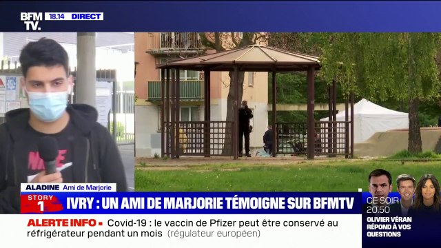 C'était quelqu'un de vraiment calme : un ami de Marjorie, adolescente de 17 ans tuée au couteau, témoigne sur BFMTV