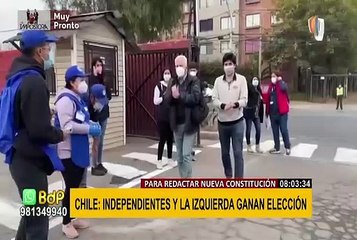 Elecciones en Chile: seleccionan a 155 asambleístas que redactarán nueva constitución