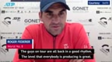 下载视频: Federer not targeting the levels of Nadal and Djokovic