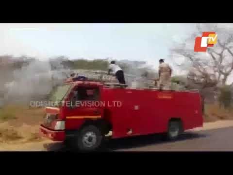 Massive Fire Breaks Out In Rajasthan’s Forest