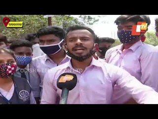 Polytechnic Students In Rourkela Sit On Dharna Demanding Online Exams