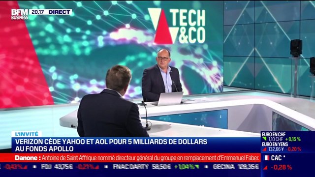 Erik-Marie Bion (Verizon Media) : Verizon cède Yahoo et AOL pour cinq milliards de dollars au fonds Apollo - 17/05