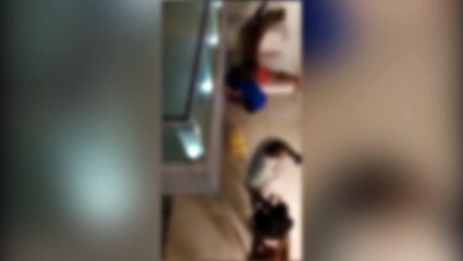 Imagens fortes: Vídeo gravado da varanda do hotel mostra MC Kevin caído logo após acidente
