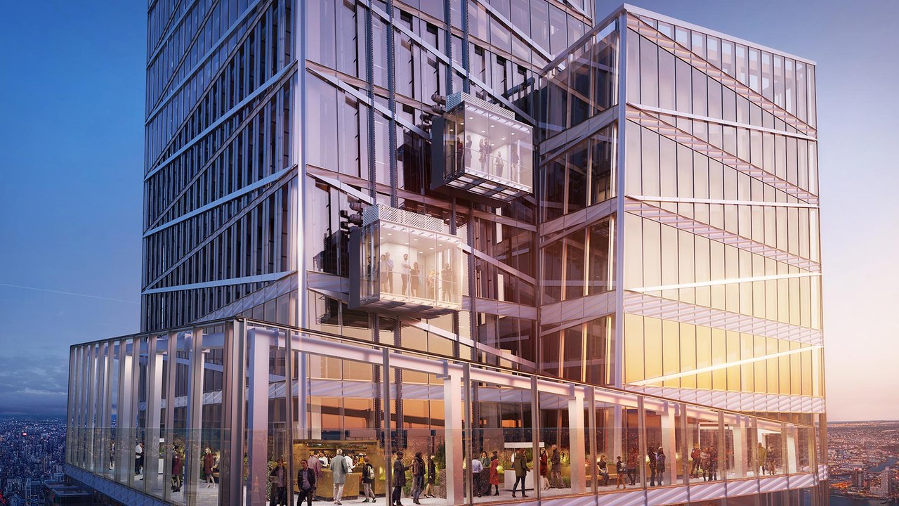 This New All-Glass Elevator Lifts You 1,210 Feet Above New York City
