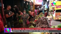 Alcaldía de Managua continúa promoviendo festival de descuentos en mercados de la capital