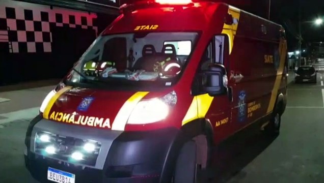 Homem fratura o nariz ao sofrer queda na Rua Leonardo da Vinci, no Bairro Interlagos