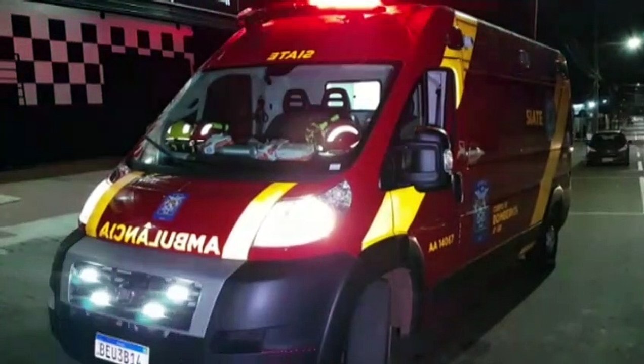 Homem fratura o nariz ao sofrer queda na Rua Leonardo da Vinci, no Bairro Interlagos