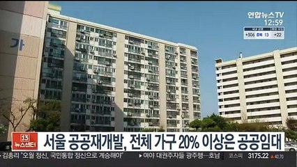 서울 공공재개발, 전체 가구 20% 이상은 공공임대