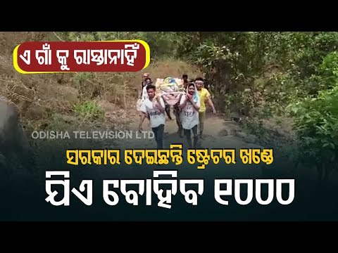 Pregnant Woman Ferried To Hospital On Stretcher In Odisha