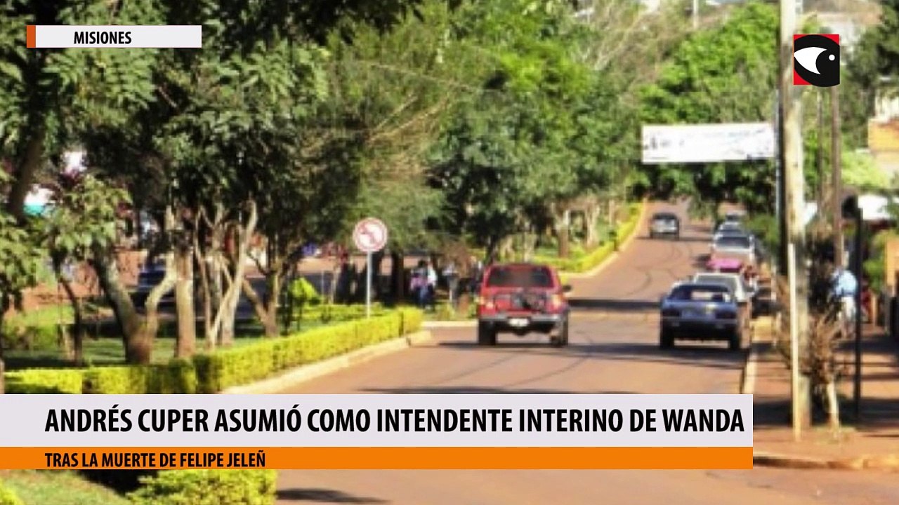 Tras la muerte de Felipe Jeleñ, el concejal Andrés Cuper asumió como Intendente interino de Wanda