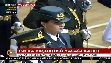 TSK’da başörtüsü yasağı kalktı!