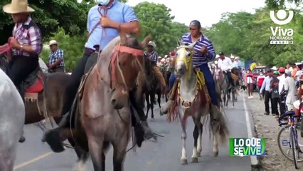 Jicaraleños disfrutan del desfile hípico dedicado a San Isidro Labrador
