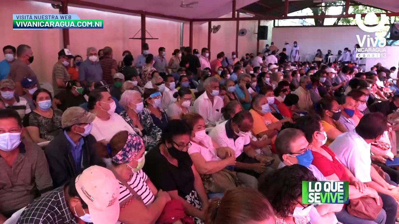 Pobladores de Managua se inmunizan con éxito contra la Covid-19