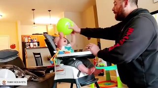 Happy father's day-best adorable moments of cute baby and father _funny kid