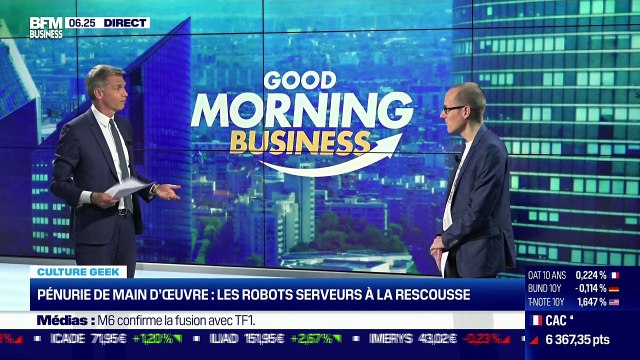 Culture Geek : Pénurie de main d'œuvre, les robots serveurs à la rescousse par Anthony Morel - 18/05